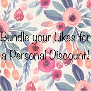 Add your likes to a bundle for a private discount